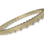 Vintage Y2K many‎ hearts silver toned bangle bracelet feminine dainty romantic Photo 0