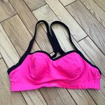 Victoria's Secret - VSX Sport - Neon Pink and Black Sports Bra Photo 0
