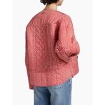 nwt RARE damson madder Anthropologie Macy reversible gingham printed jacket coat White Size 10 Photo 6