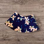 Lands' End  Tropical Print Swim Skirt End swim skirt, featuring a navy blue Photo 1