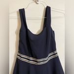 Teeze Me  Navy Blue Fit &‎ Flare Dress Size 3-4 Photo 2
