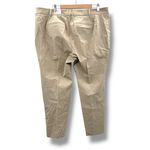 Crown & Ivy  NWT Cary Straight Leg Pants Size 20W Beige Stretch Workwear Photo 1