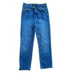 Just Black Womens  Denim Double Button Stonewashed Straight Leg Jeans - Sz 26 Photo 1