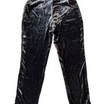 Elevenses Anthropologie Chic Velvet Ankle Trouser Pants in Grey Size 6 Photo 5