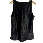 J.Crew Black Scoop Neck Textured Satin Sleeveless Tank Top Size XL Photo 1