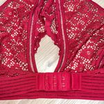 Victoria's Secret red lace bralette US S Photo 3