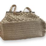 Handmade Light Beige Crochet Purse. Never used! Tan Photo 3
