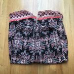 Xhilaration Black Multi Floral HR Chiffon Wide Leg Pants Sz medium Photo 3