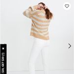 Madewell Baez Pullover Sweater in Stripe alpaca blend knit size xxs Photo 3
