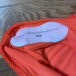 ANDIE The Fiji One Piece Seersucker Vermillion Orange size L NWT Photo 4