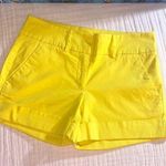 New York & Co. Size 0 Bright Yellow Women's Shorts Photo 0