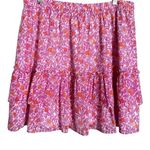 J.Crew 🆕 Pink Floral Mini Skirt Photo 1