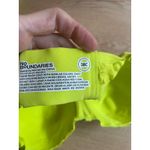 No Boundaries New Women’s  Lacey Balconette Bra Lime Florescent Green size 38C Photo 3