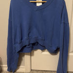 Aerie OFFLINE by  Cropped Sweatshirt V-Neck Photo 0