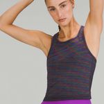 Lululemon  Ebb to Street Racerback Multicolour Crop Tank Top Photo 3