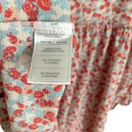 Jack by BB Dakota  size S babydoll puff sleeve peplum chiffon floral top tunic Photo 6