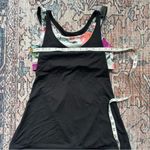 Lululemon  All Sport Support Tank Top Black Pigment Wave Multi Size 8 Photo 9