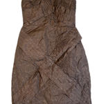 NWT My Jean Paul Gaultier for Target Strapless Textured Dress size s 3 Brown Photo 0