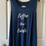 INTERVAL Navy Athletic Top with Distressed Look Size XL Blue Photo 1