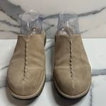 Clarks Women's Neutral Beige Leather Slide On Mules Sz 8 Comfort Outdoors Photo 1