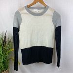 BCBGenerations Colorblock Light Weight Long Sleeve Knit Sweater S Photo 1