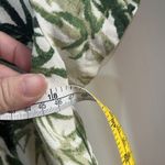 J.Jill Button Back Linen Blend Top Blouse Coastal Palm Short Sleeve Xs bamboo Photo 6