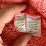 Lilly Pulitzer  Coral Vintage Martha Drape Front Open Cardigan Size Small S Photo 4