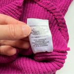 Anthropologie  T.la Cinched V-Neck Ribbed Top Pink Rose Size Medium NWT Photo 6