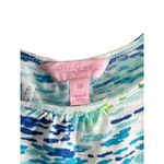 Lilly Pulitzer Dress Size XS Blue Sleeveless High Tide Toile Beach Pattern Photo 5