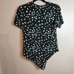 MANGOPOP  Women's Round Neck Short Sleeve Daisy Floral T Shirt Bodysuit Photo 1