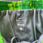 Nike  Green Yellow Graphic Pattern Dri-Fit Running Shorts Size Small Photo 2