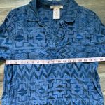 Philosophy  Denim Aztec Print Shirt Dress M Photo 3