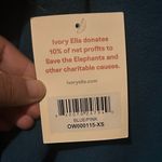 Ivory Ella  Color Block Teal & Lilac Full Zip Size XS Cozy Fleece Jacket Outdoors Photo 6