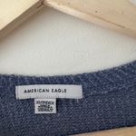 American Eagle  V Neck Oversized Tie Front Button Sweater Photo 3