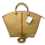 ARCADIA structured leather bag, made in Italy, NWT Photo 2