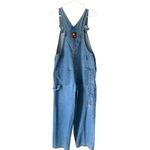Vintage Winnie The Pooh Embroidered Denim Jean Overalls size medium Blue Photo 6