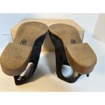 Sofft Nalda Sandals Size 6 Black Leather Peep Toe Perforated Sling Back Zipper Photo 8