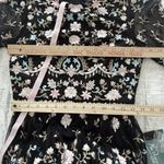 Mac Duggal Floral Embellished Tiered Tulle Gown Ruffle Trim and Poet Sleeves 4 Photo 10