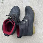 Tommy Hilfiger  Black and Red Winter Boots Photo 1