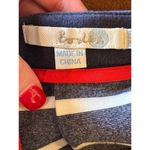 Boden Skirt Women 4 Navy Blue White Striped Pleated A Line Mini Coastal Preppy Photo 5