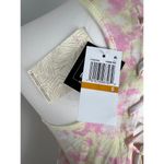 Miken Swim Yellow Pink Tie Dye Gold Beach Print Swim Cover Up Small Photo 6