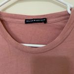 Brandy Melville  Dusty Rose Short Sleeve Cropped Tee One Size Photo 2