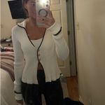 Sky to Moon White sweater top Photo 2