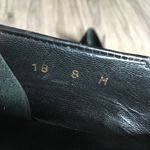 Calvin Klein Black Leather loafers slip on Dress Shoes career Womens Size 8 Photo 2