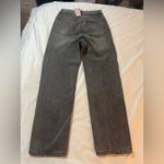 Micas  Asymmetric Waist Straight‎ Leg Jeans Gray Size Small Photo 3