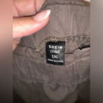 SheIn Set 2 leopard print wrap top/brown paper bag pants Photo 3