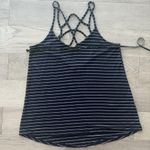 Hollister  Navy Blue White Stripes Strappy Tank Top Medium Photo 2