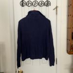 A New Day AND Navy Cozy Knit Polo Collar Pullover Sweater Photo 7