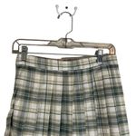 Urban Coco Women's Size Small Green Cream Plaid School Uniform Mini Skirt Photo 1