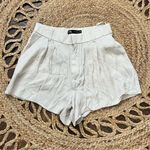 ZARA  Beige Flowy Shorts size Med Photo 0